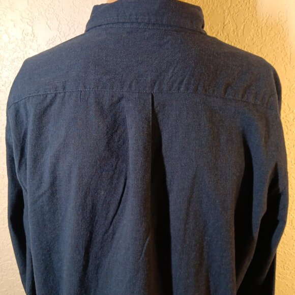 U.S. POLO ASSN.  MENS SLIM FIT- DRESS SHIRT - XXL - BLUE - Picture 2 of 4